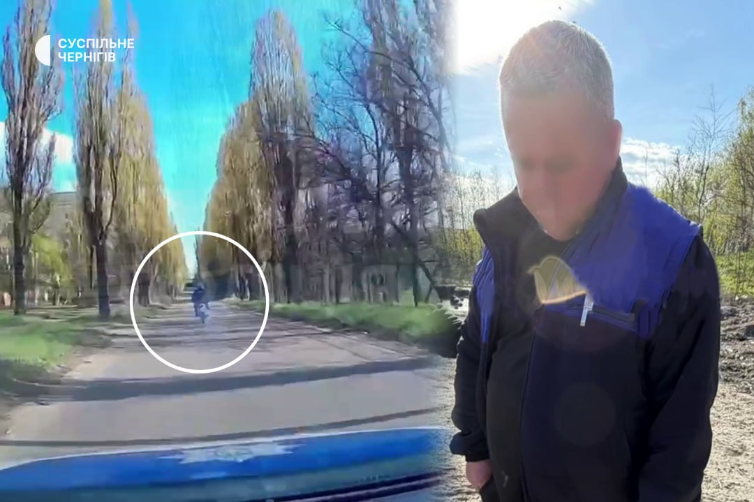 Chernihiv motorcyclist caught riding without a licence and while intoxicated faces four administrative charges