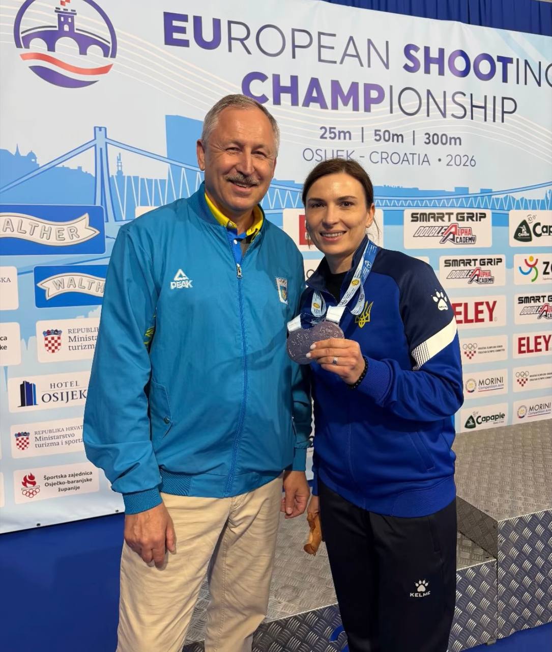 Chernihiv Honorary Citizen Olena Kostevych Wins Silver at European Shooting Championship