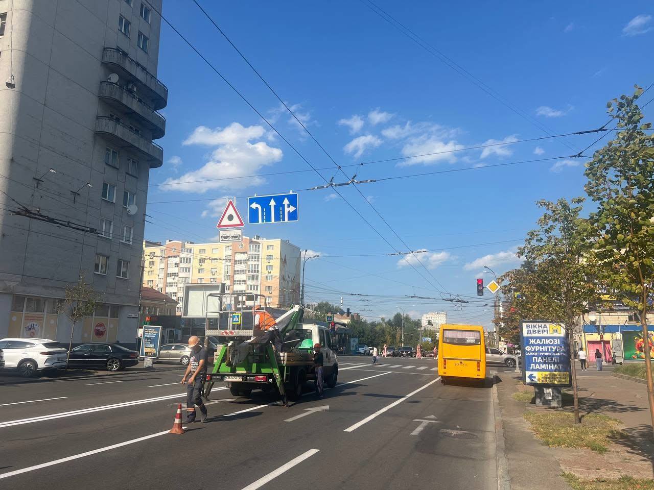З 18 серпня змінюються правила проїзду перехресть на проспекті Перемоги